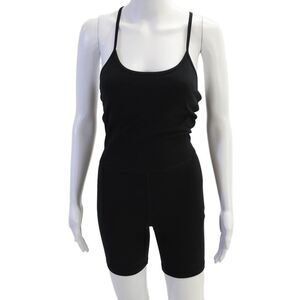 Splits 59 Womens Scoop Neck Sleeveless Active Romper Back Size Medium
